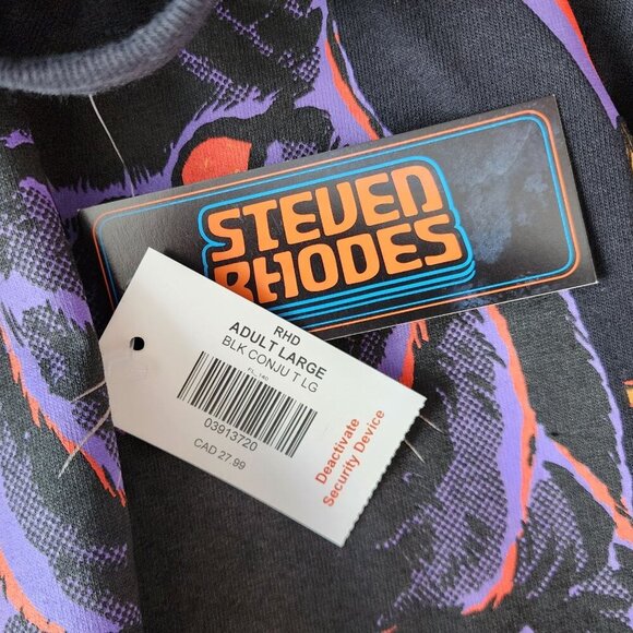 NWT Steven Rhodes The Conjuring of Lucipurr Cat Graphic T-Shirt Men Large - Picture 7 of 8